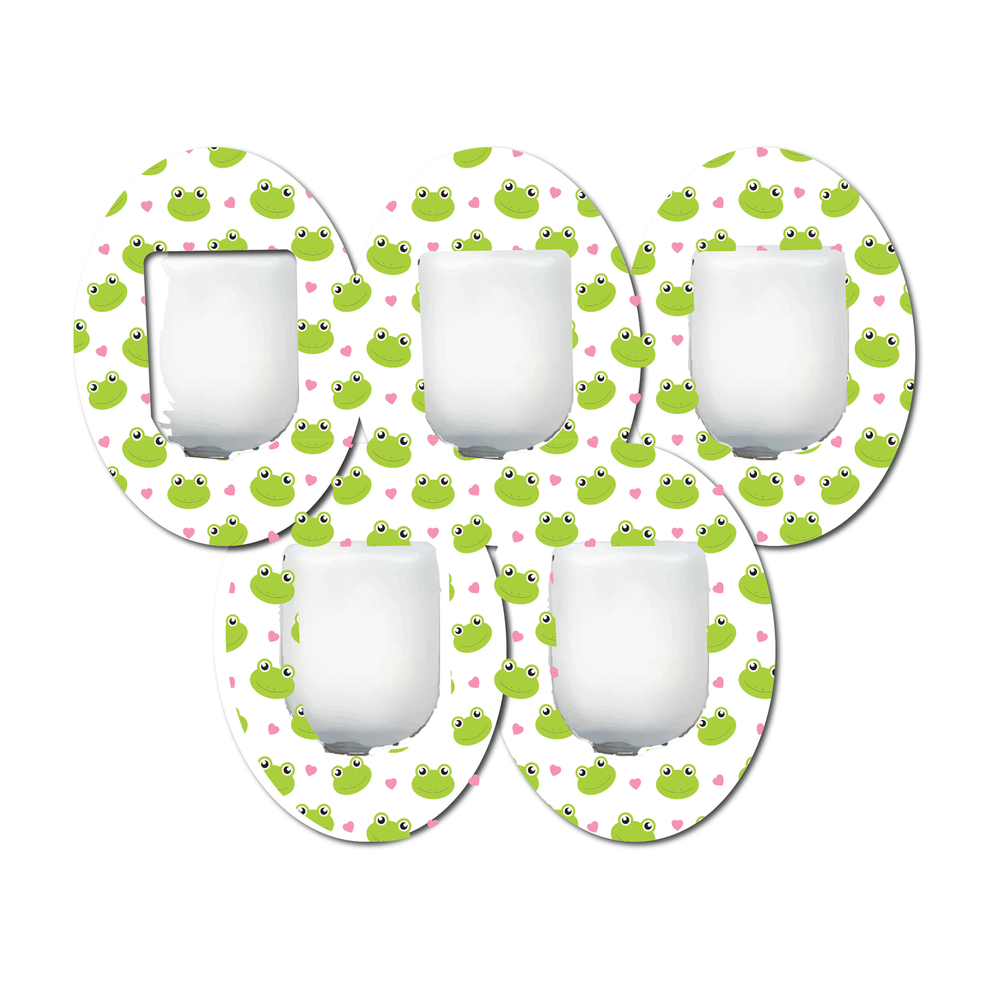Frogs 5 Pack CGM Patches
