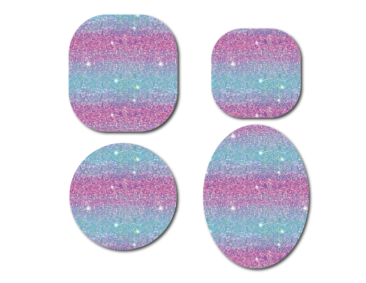 Glitter Ombre CGM Decorative Over Patch (No Hole)