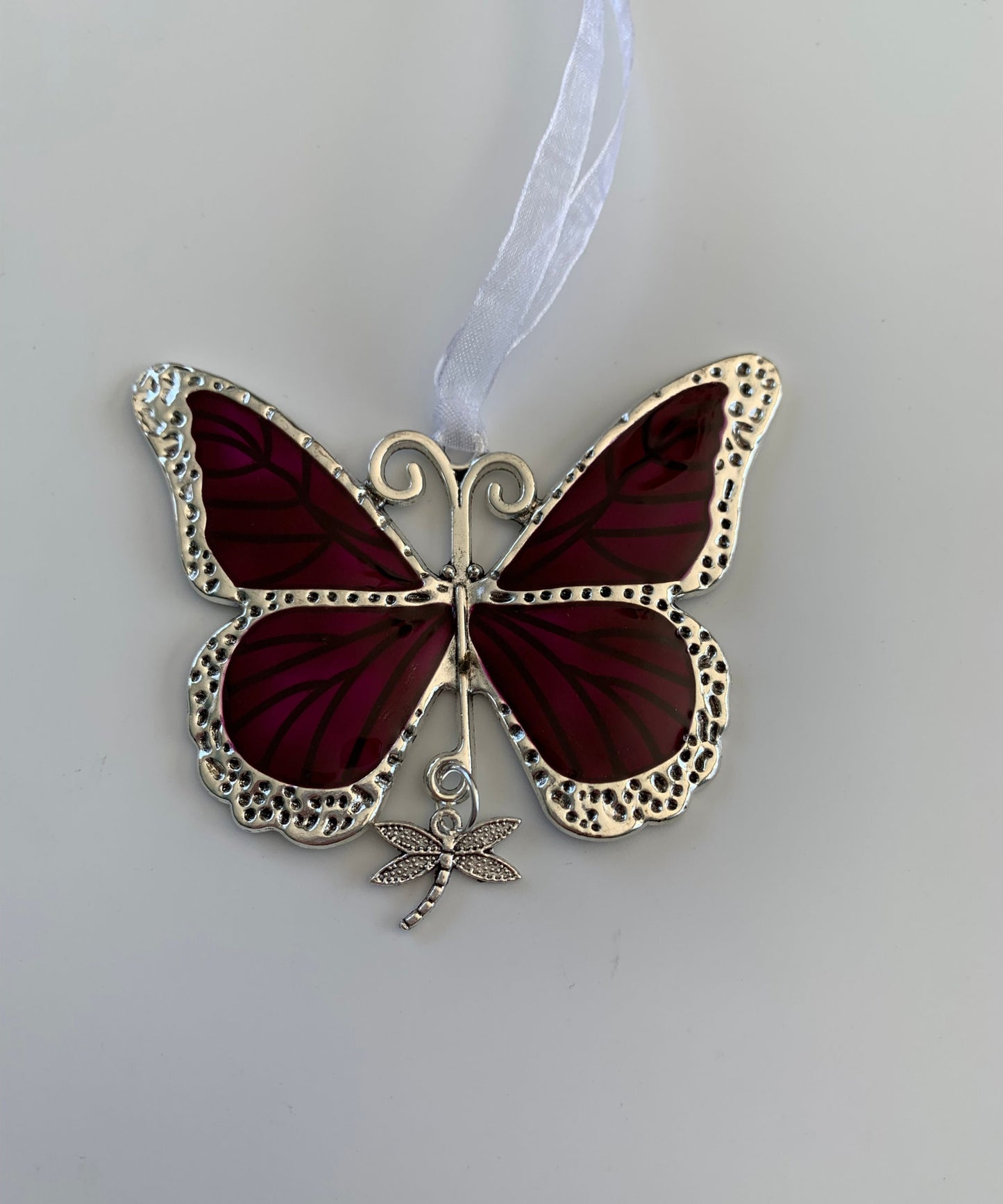 Purple Strong is Beautiful Purple Butterfly Pendant