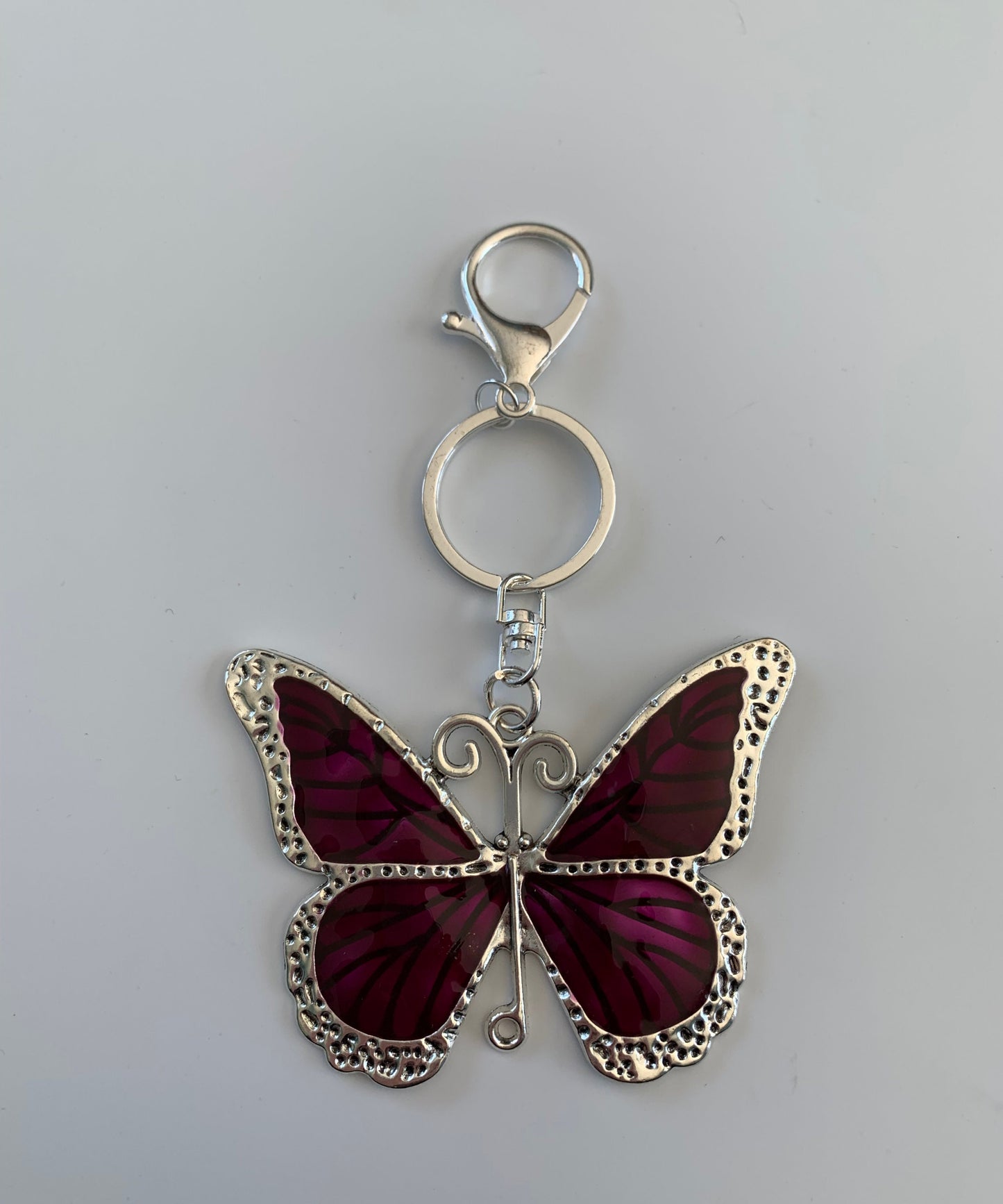 Purple Strong is Beautiful Purple Butterfly Pendant