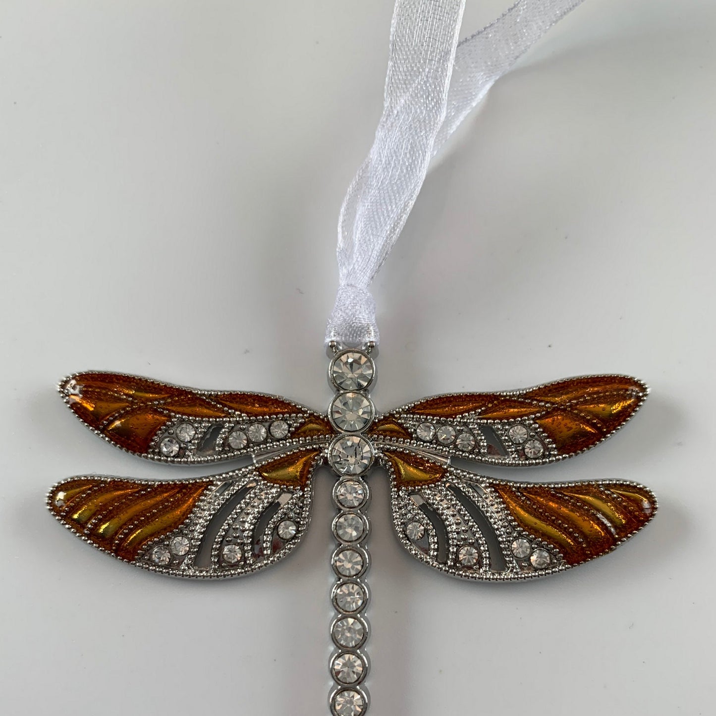 Copper Dragonfly and Baby Keepsake Pendant