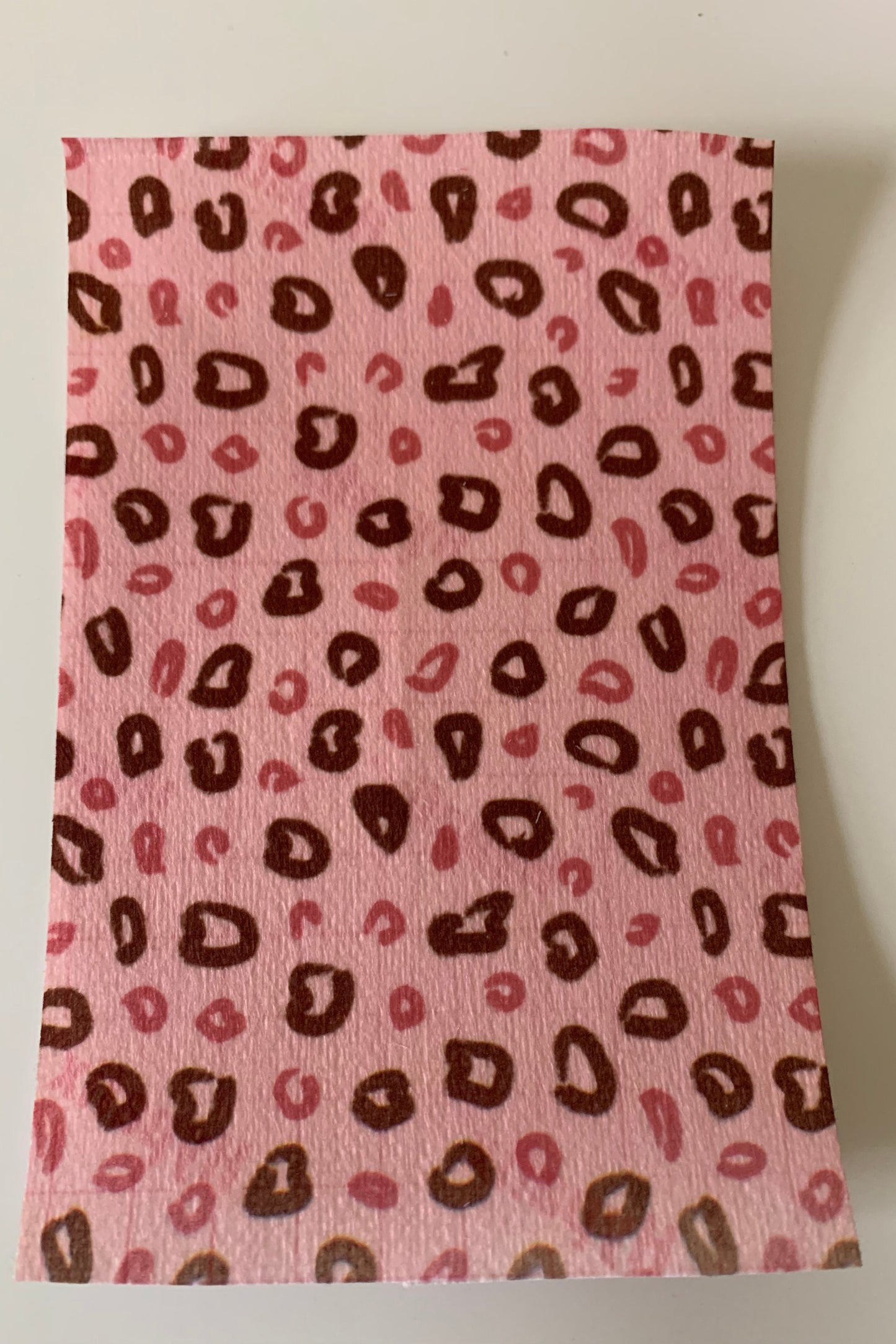 Cheetah Print Pink and Brown Tubie Tape