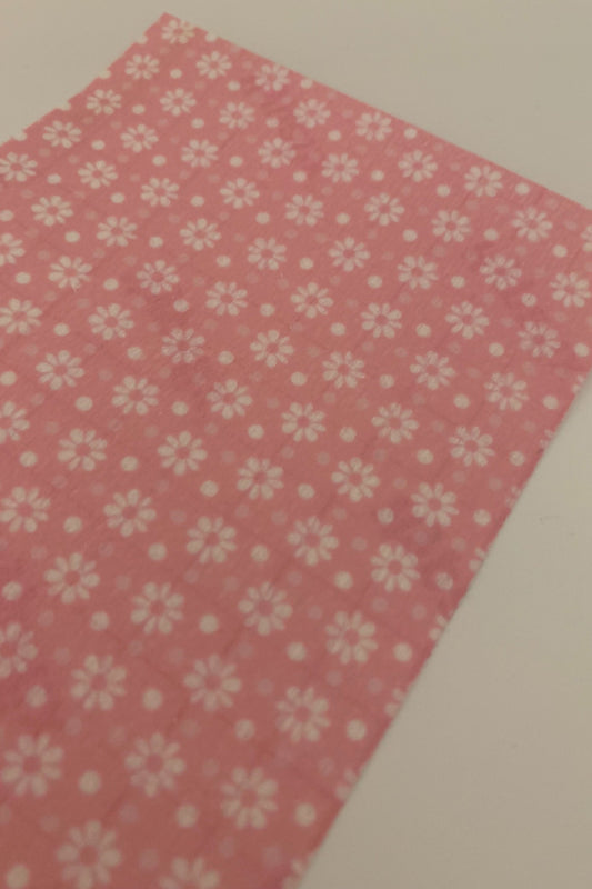 Retro Pink Flowers Tubie Tape