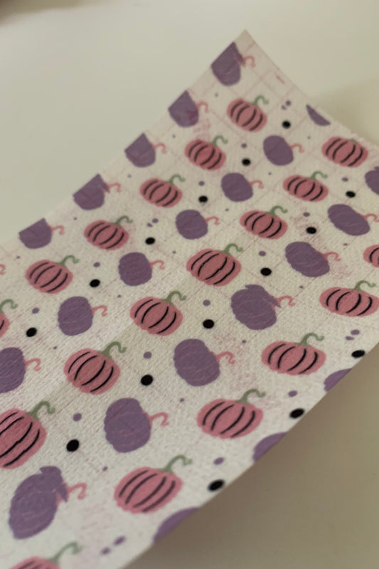 Pink & Purple Halloween Pumpkin Tubie Tape