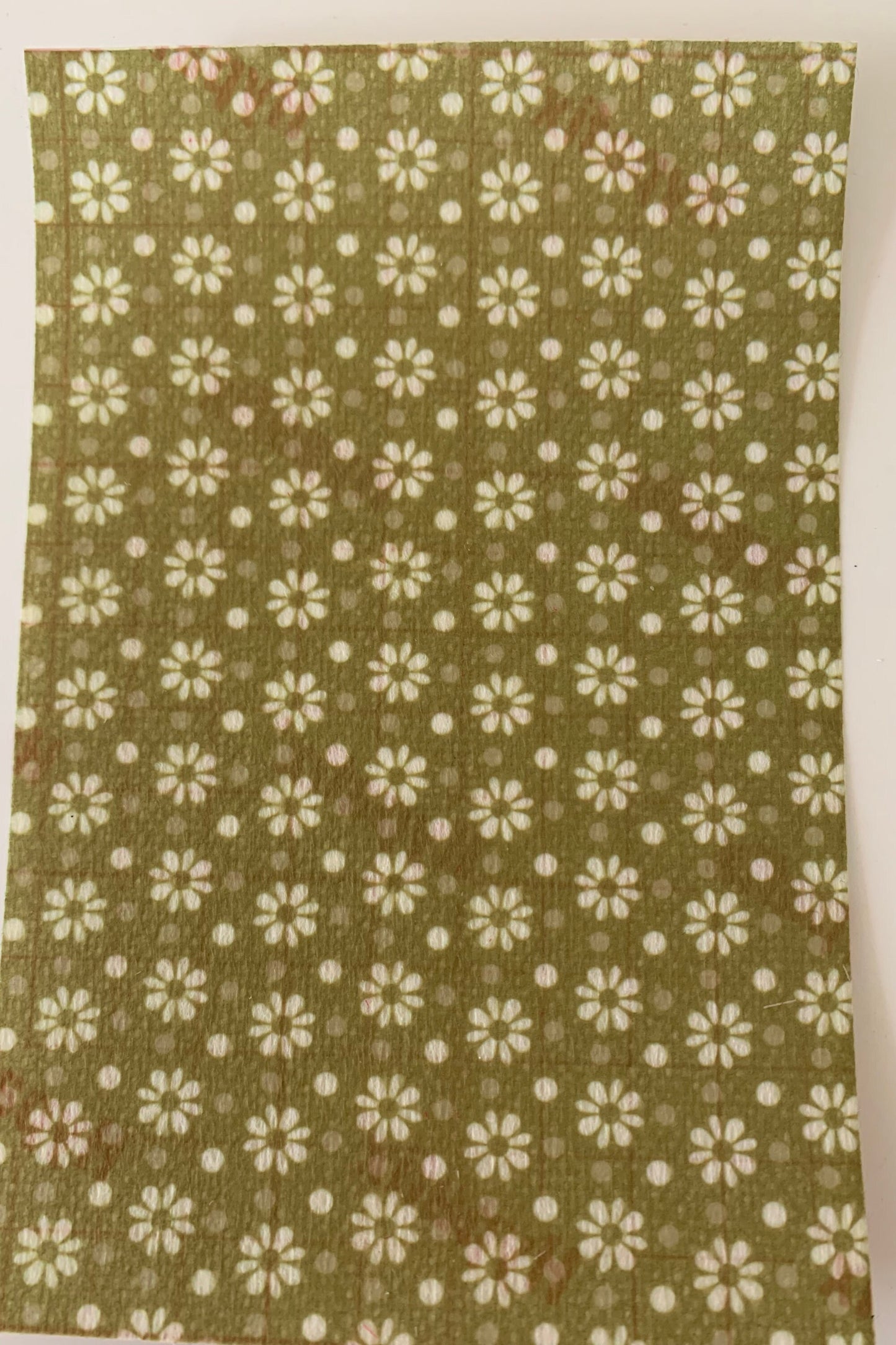 Retro Flower Green Tubie Tape