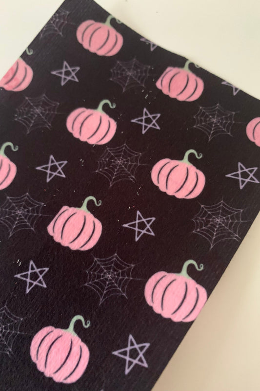 Pink Pumpkins & Stars Halloween Tubie Tape