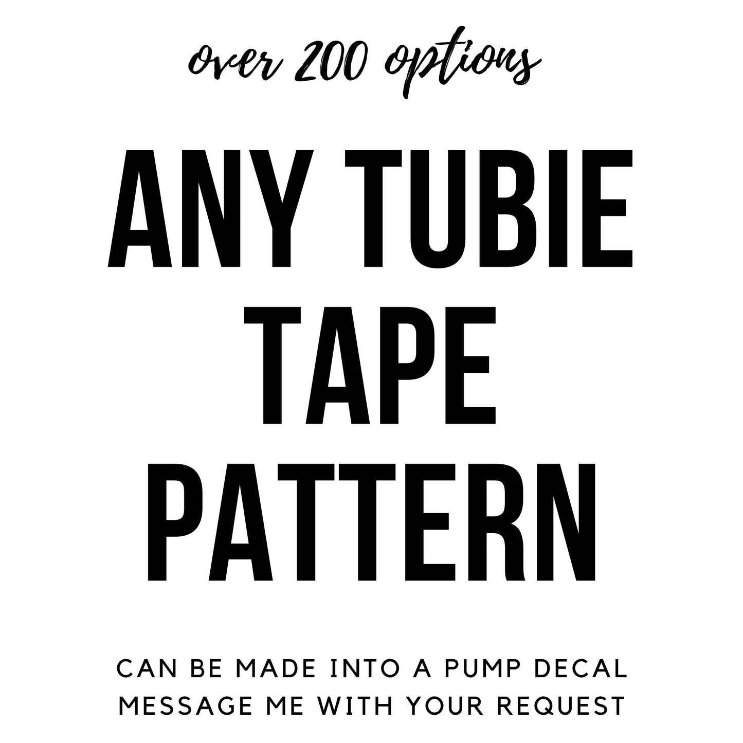 Sports Infinity or Kangaroo Joey Feeding Pump Decal