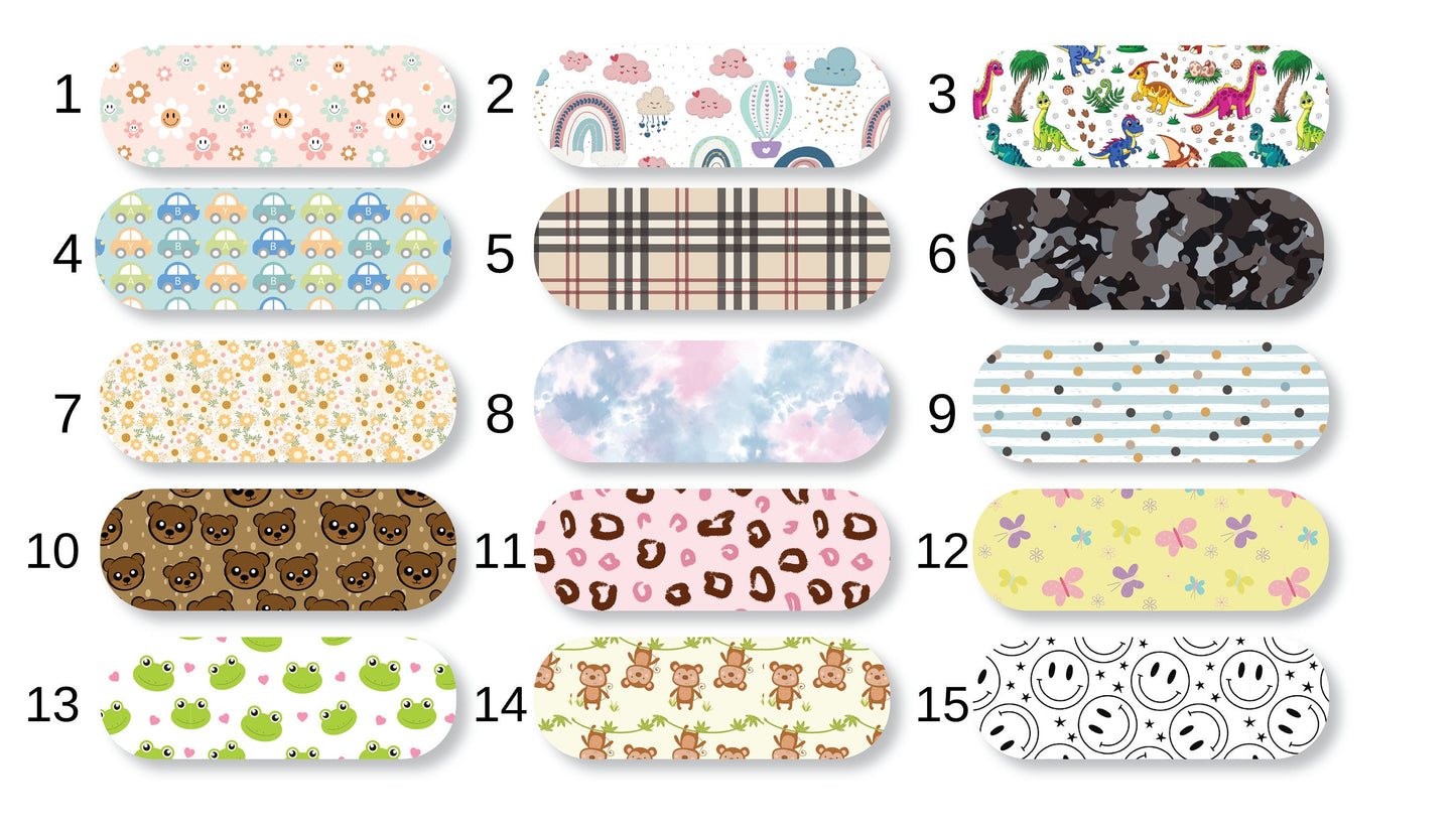 Stained Glass Floral Infinity or Kangaroo Joey Feeding Pump Decal