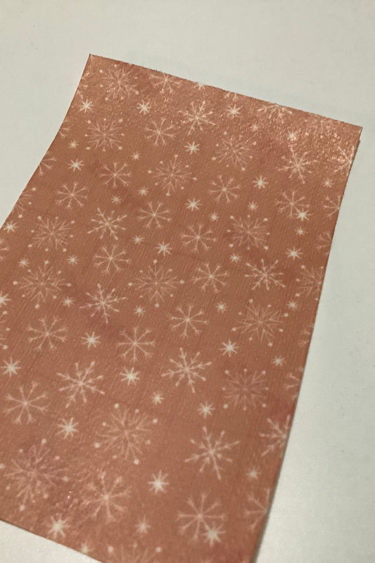 Pink Snowflakes Tubie Tape