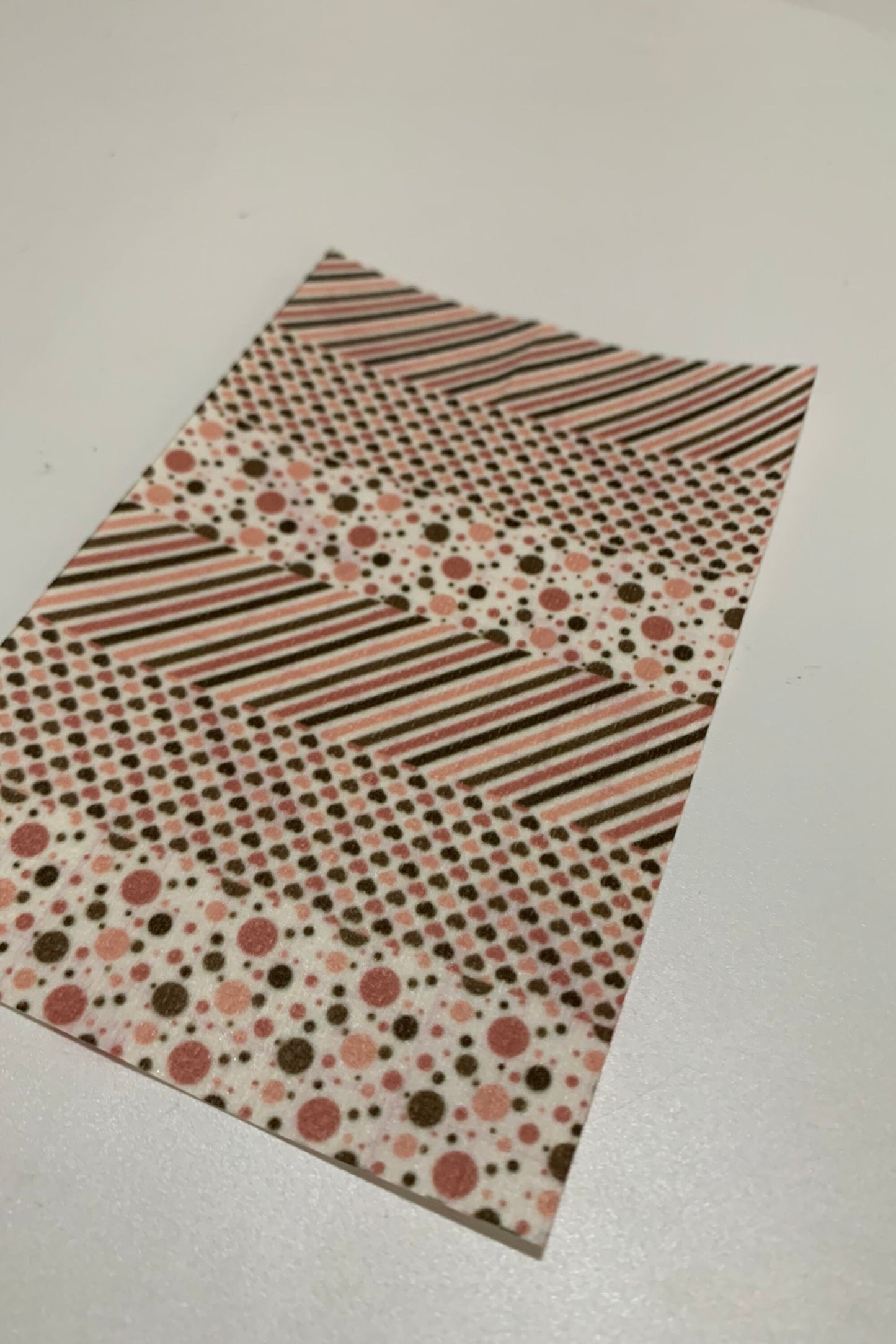 Pink or Blue and Chocolate Patterns Tubie Tape
