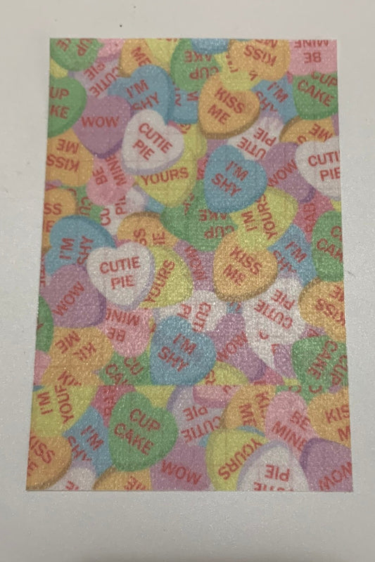 Candy Hearts Tubie Tape