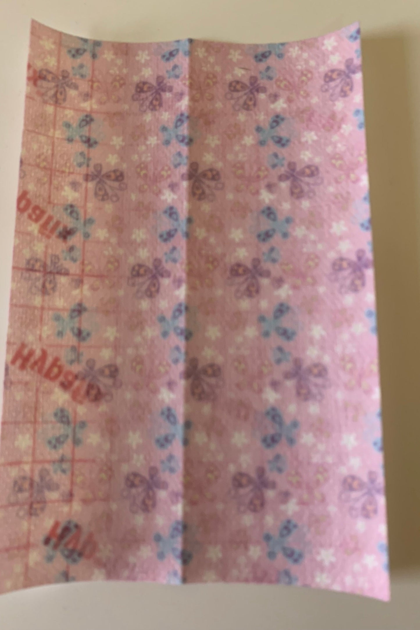 Butterflies on Pink Tubie Tape