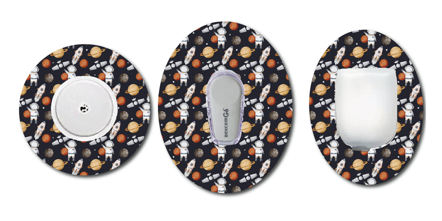 Outerspace CGM patch for Freestyle LIbre, Dexcom, Omnipod Continuous Glucose Monitor patches and stickers