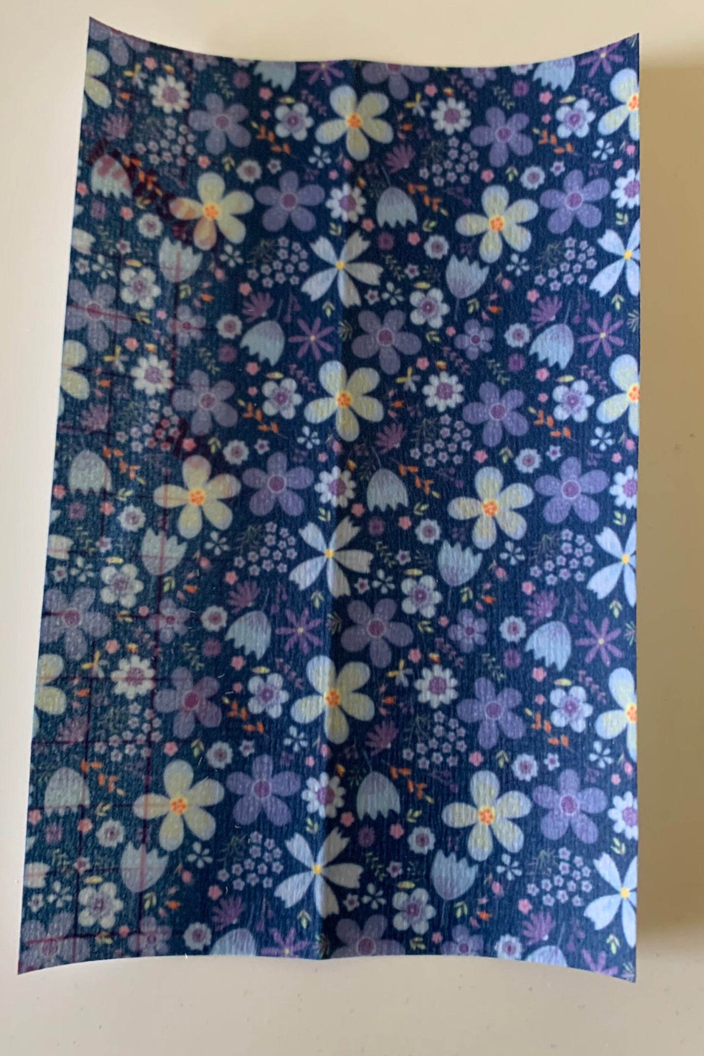 Spring Flowers on Blue Tubie Tape