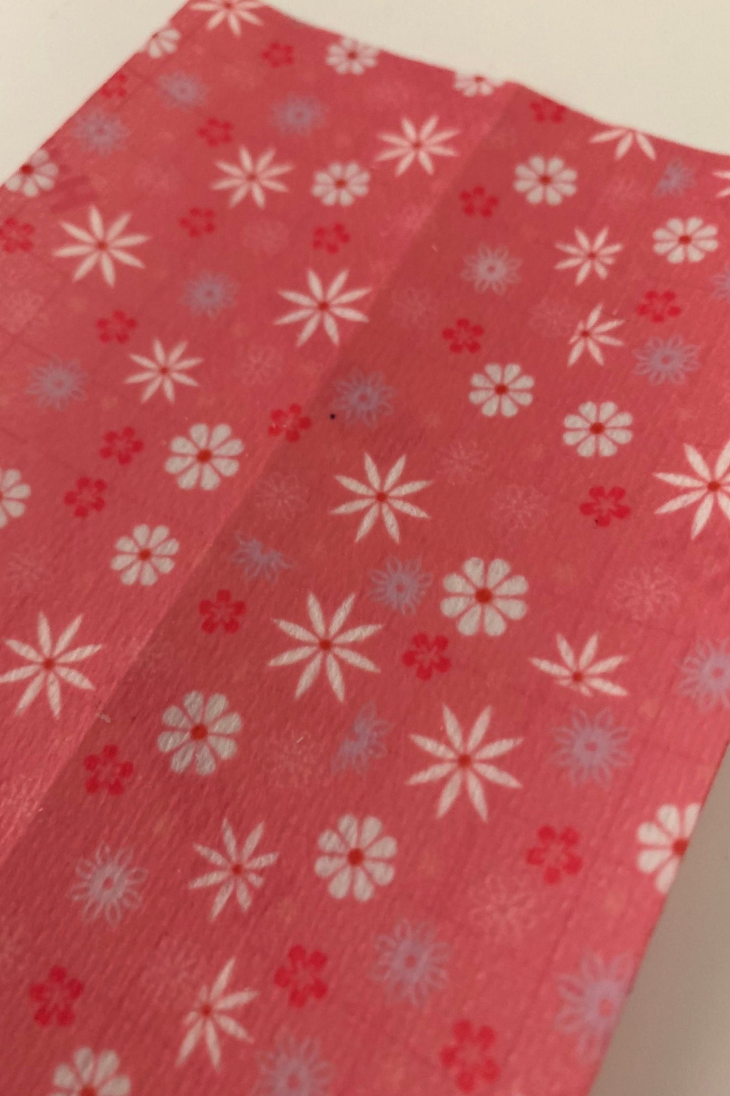 Bright Pink Flowers Floral Tape for Feeding Tubes, Oxygen, Medical devices NG tube, Peg, TPN, NJ tube, tube feeding medical tape