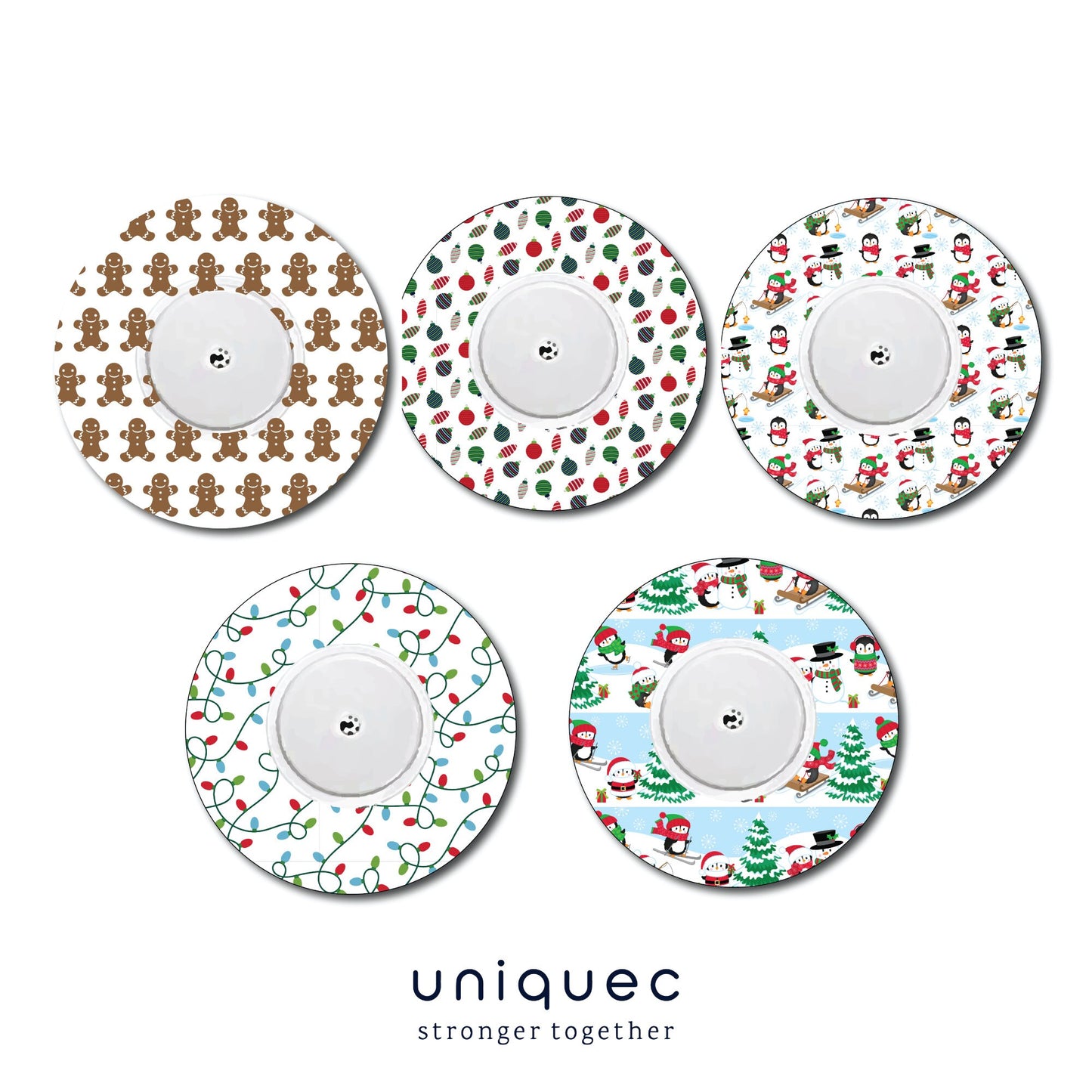 Christmas #2 Set of 5 Freestyls Libre 2 Patch CGM monitor