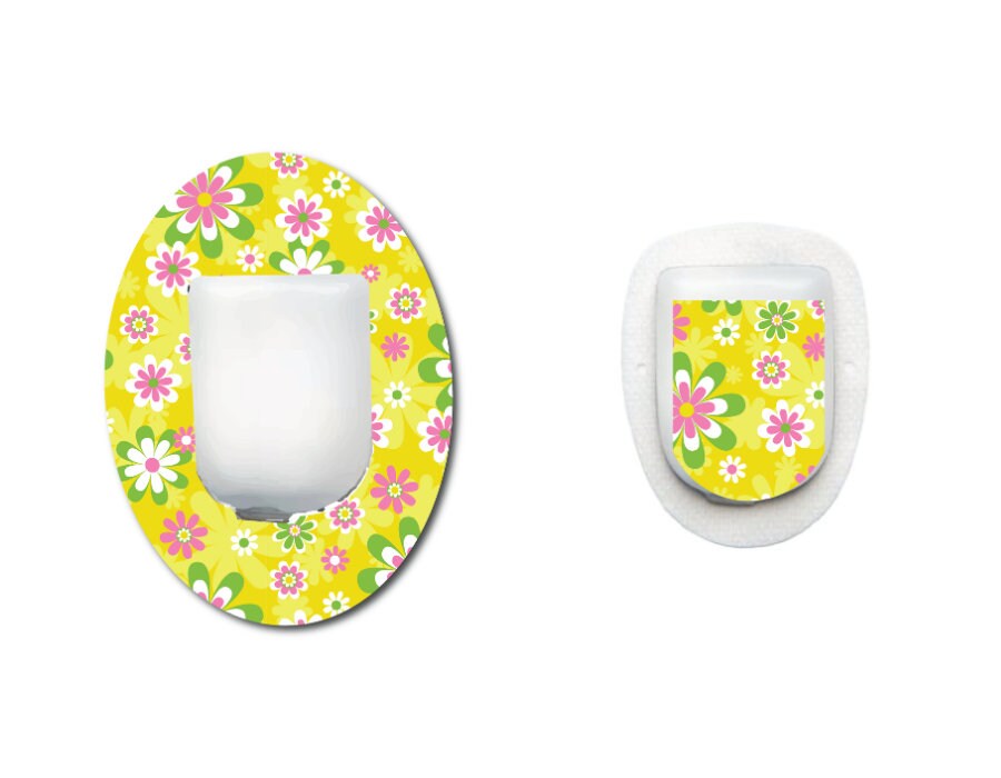 Bright Daisy CGM Patch for Freestyle LIbre, Dexcom, Omnipod Continuous Glucose Monitor patches and stickers