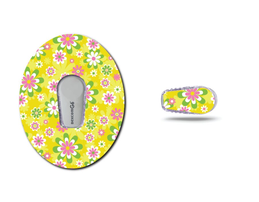 Bright Daisy CGM Patch for Freestyle LIbre, Dexcom, Omnipod Continuous Glucose Monitor patches and stickers