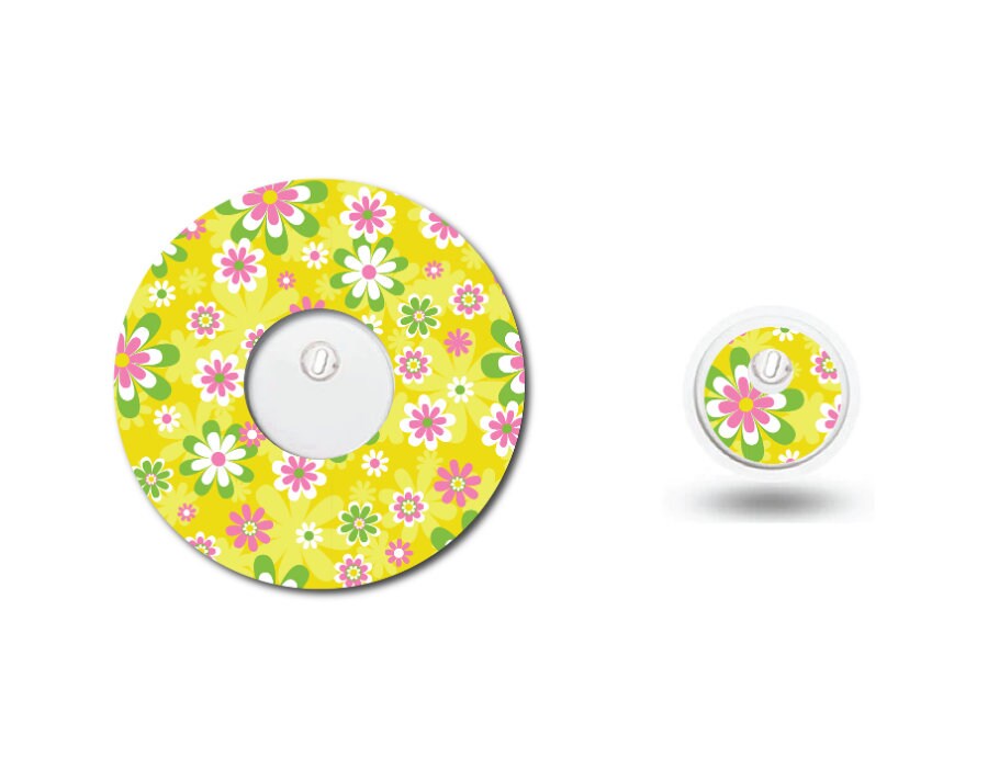 Bright Daisy CGM Patch for Freestyle LIbre, Dexcom, Omnipod Continuous Glucose Monitor patches and stickers