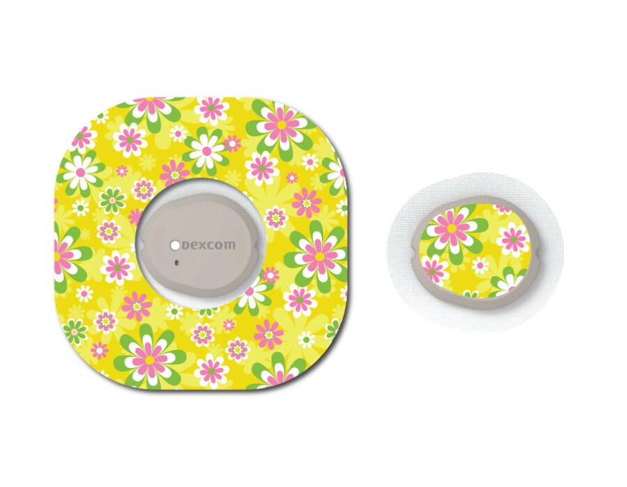 Bright Daisy CGM Patch for Freestyle LIbre, Dexcom, Omnipod Continuous Glucose Monitor patches and stickers