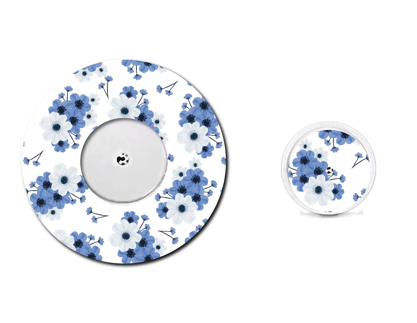 Blue Flowers CGM Set