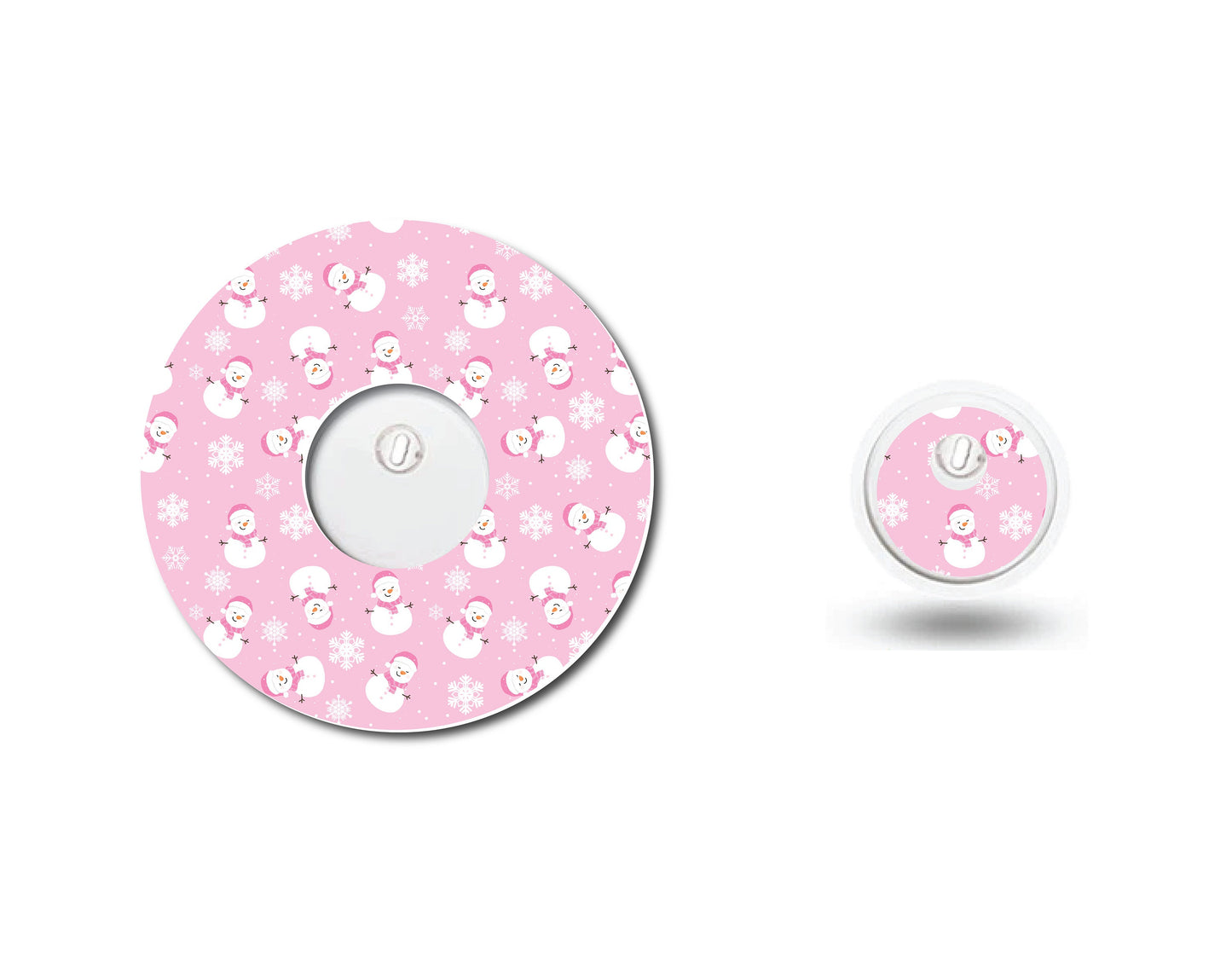 Pink Snowmen CGM Set