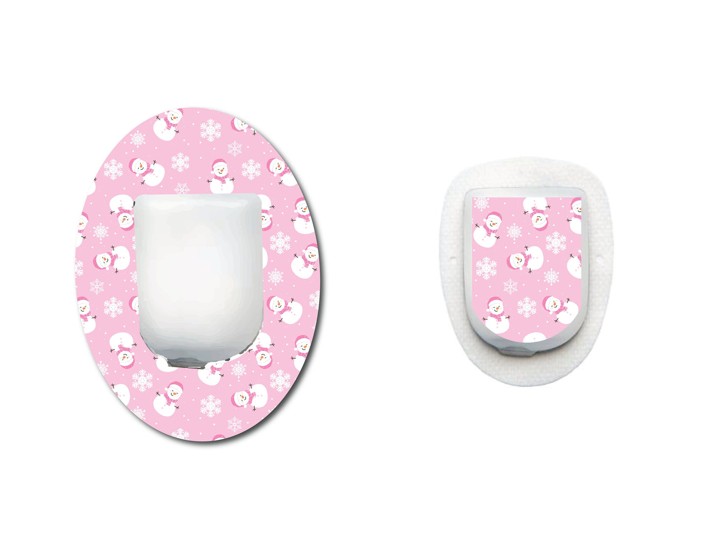 Pink Snowmen CGM Set