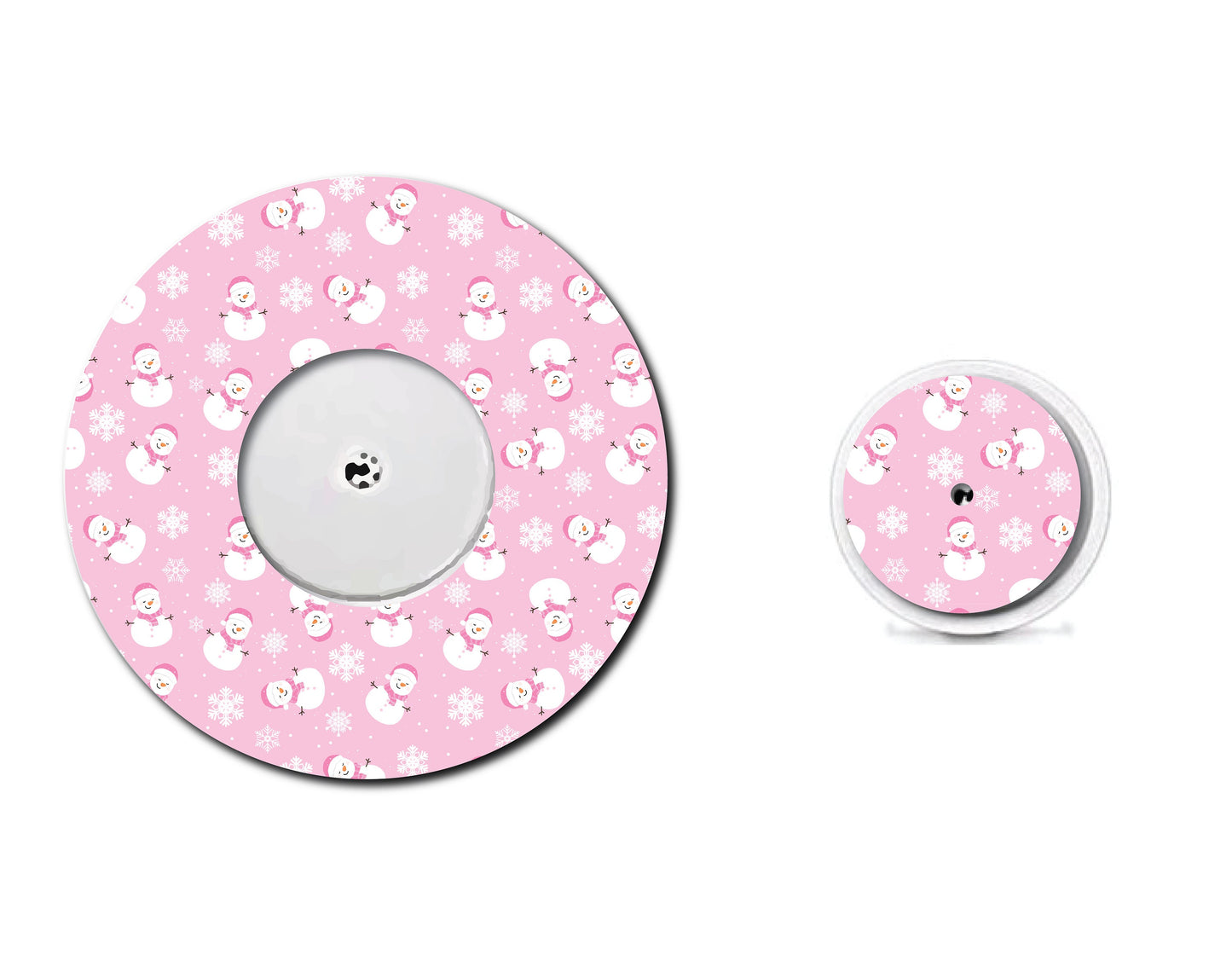 Pink Snowmen CGM Set