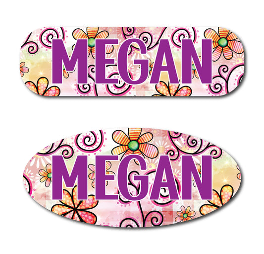 Doodle Floral Infinity or Kangaroo Joey Feeding Pump Decal