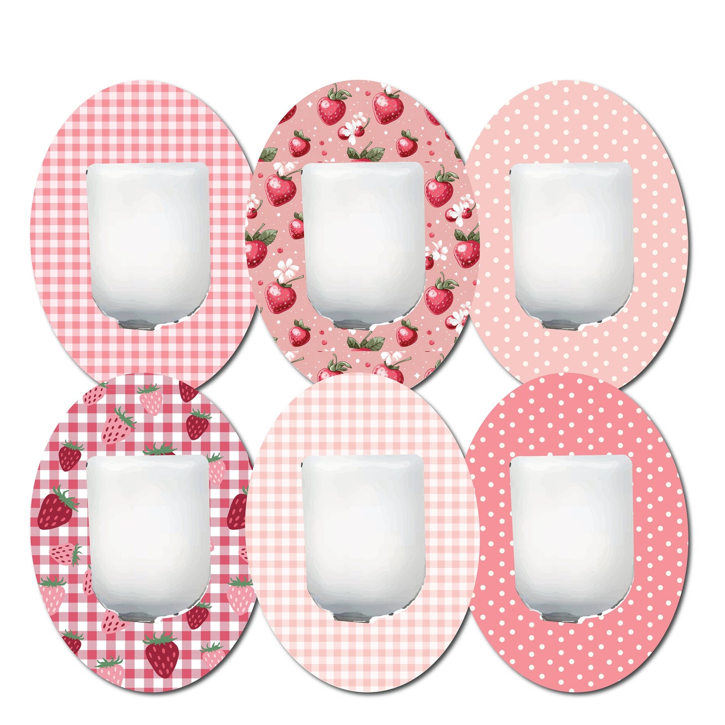 Strawberry Coquette Collection Omnipod- Set of 6 Patches