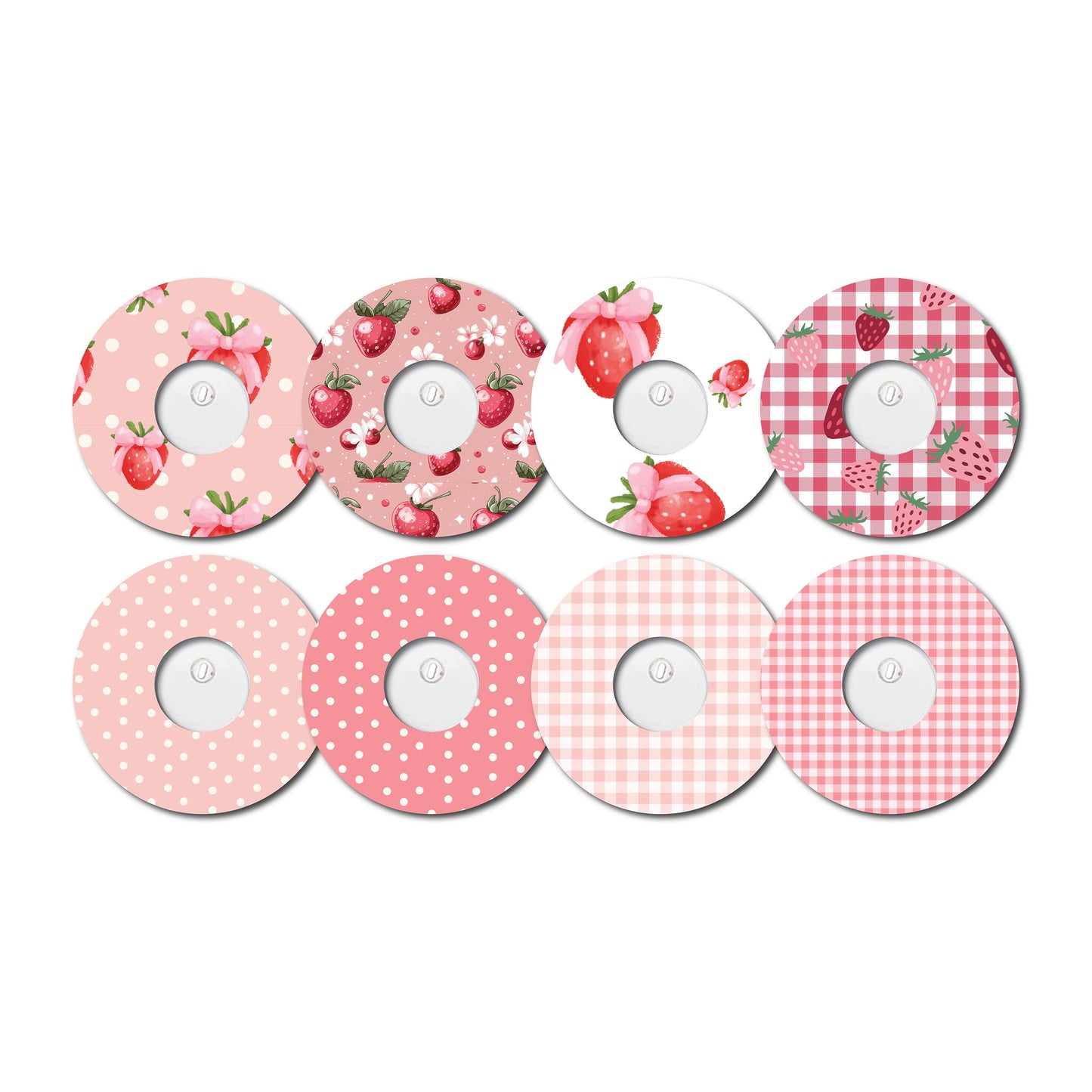 Strawberry Coquette Collection Freestyle Libre 3- Set of 8 Patches
