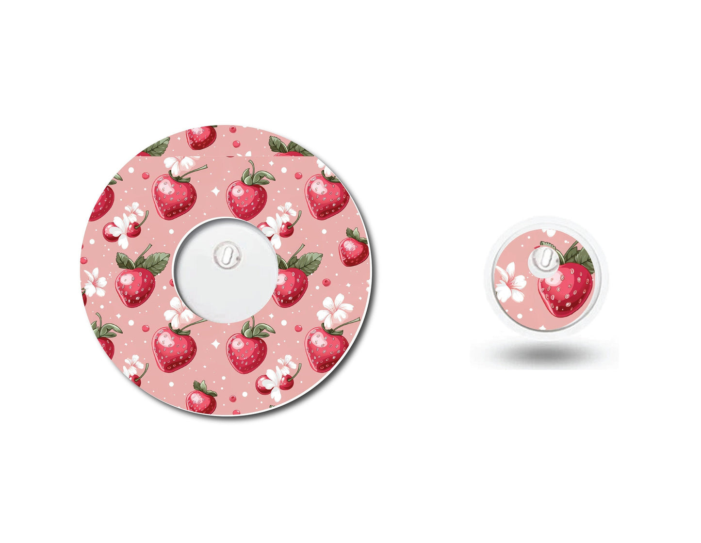 Strawberry Coquettes Blooms Continuous Glucose Monitor (CGM) Set