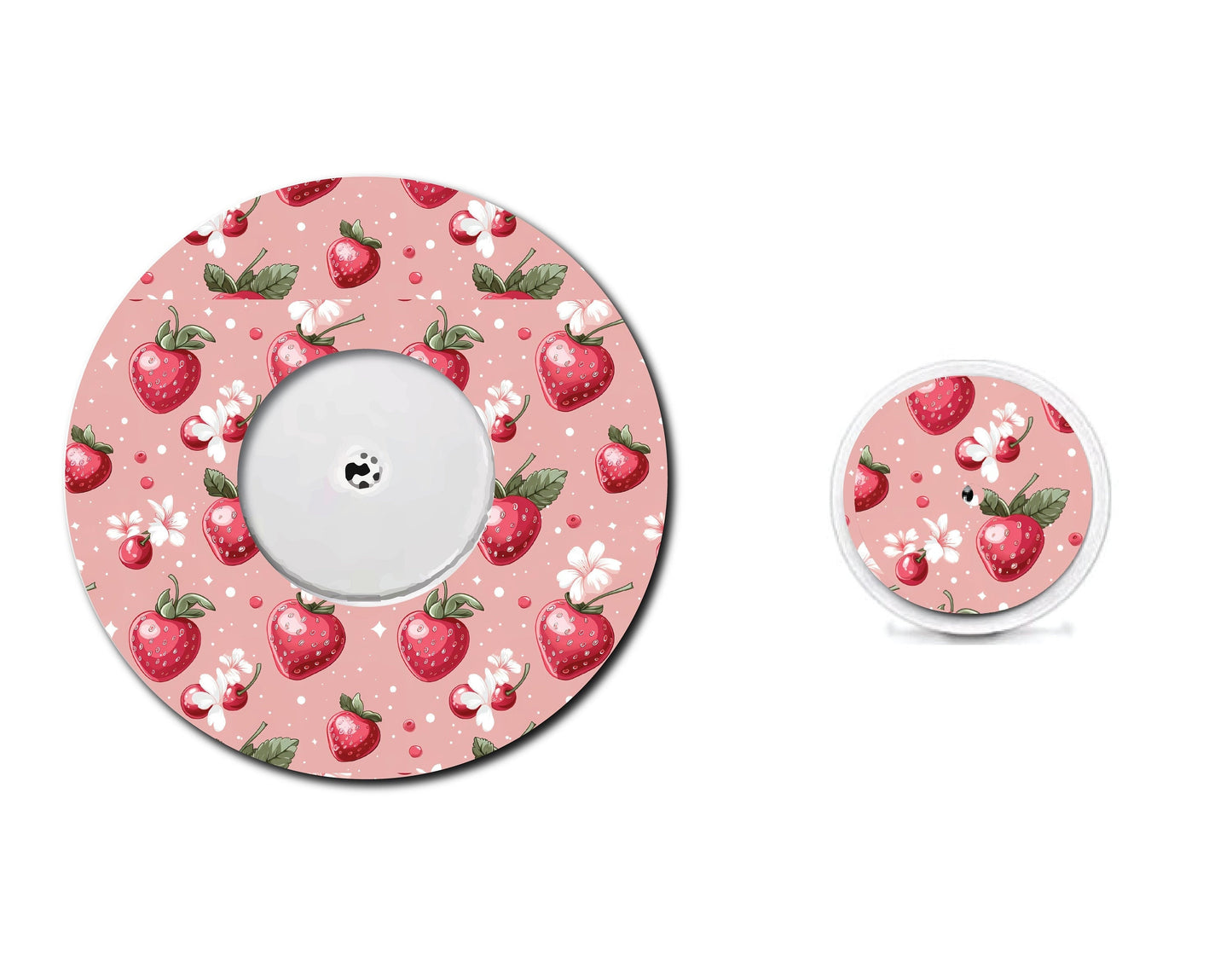 Strawberry Coquettes Blooms Continuous Glucose Monitor (CGM) Set