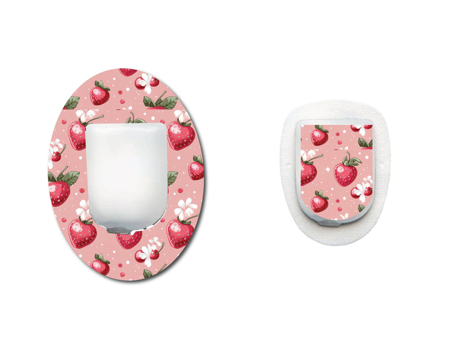 Strawberry Coquettes Blooms Continuous Glucose Monitor (CGM) Set