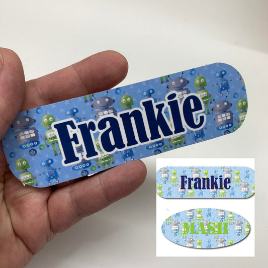 Robots on Blue Infinity or Kangaroo Joey Feeding Pump Decal