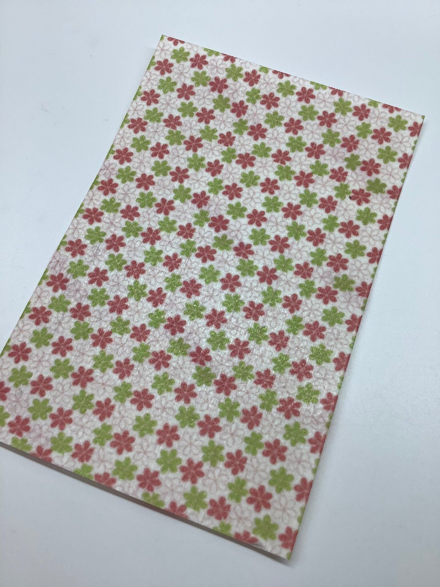 Pink and Green Flower Tubie Tape