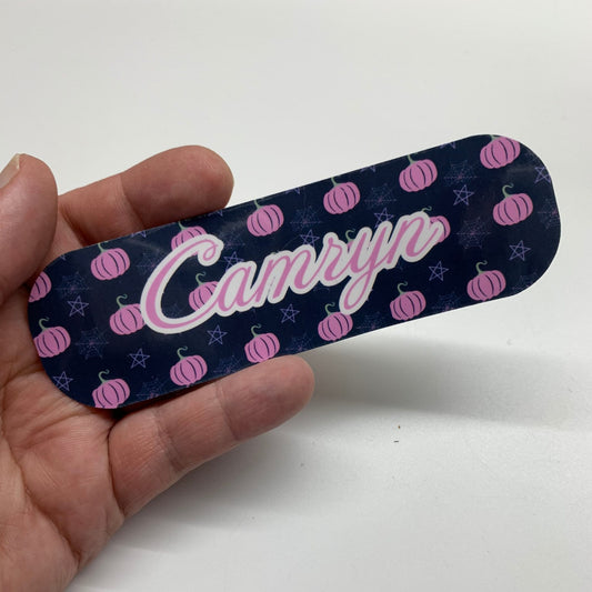 Pink Pumpkin and Stars Infinity or Kangaroo Joey Feeding Pump Decal