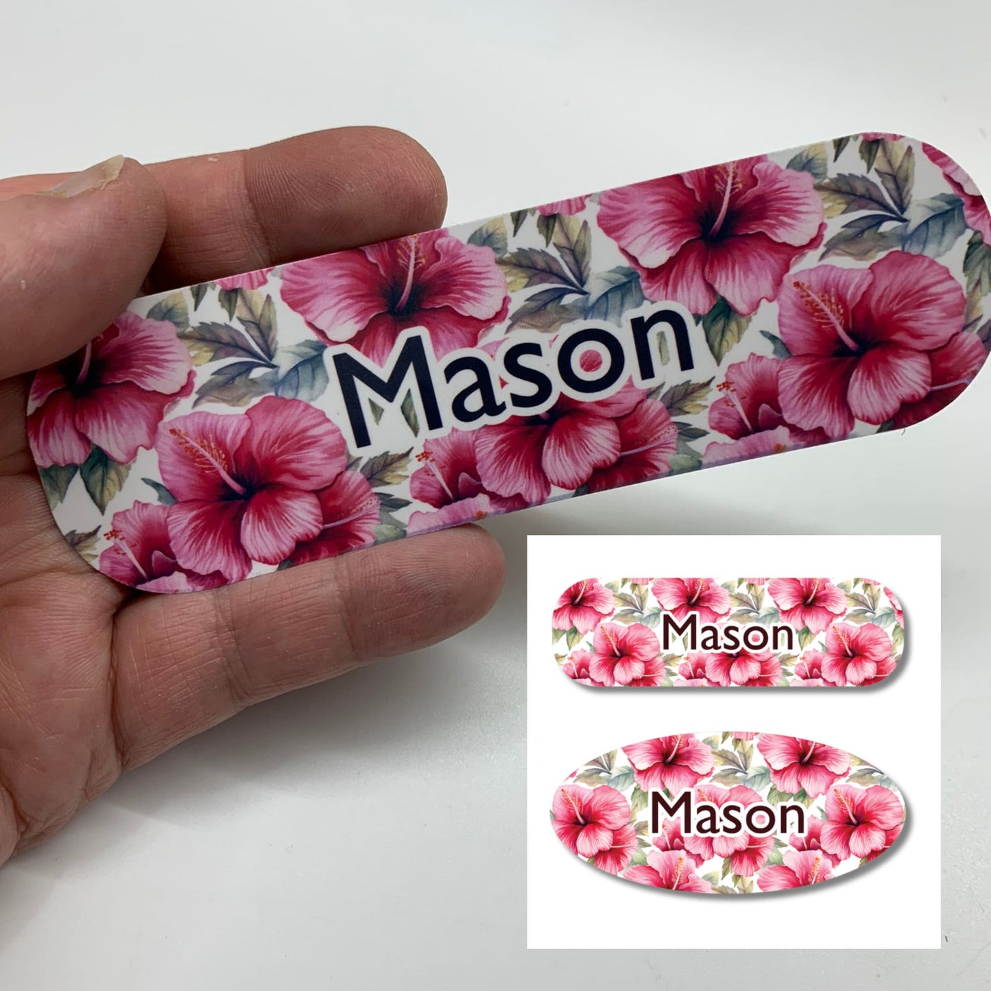Faded Mauve Flower Infinity or Kangaroo Joey Feeding Pump Decal