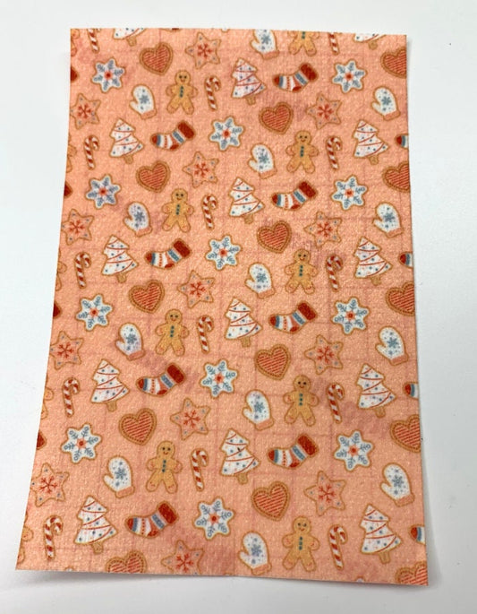 Pink Retro Christmas Tubie Tape