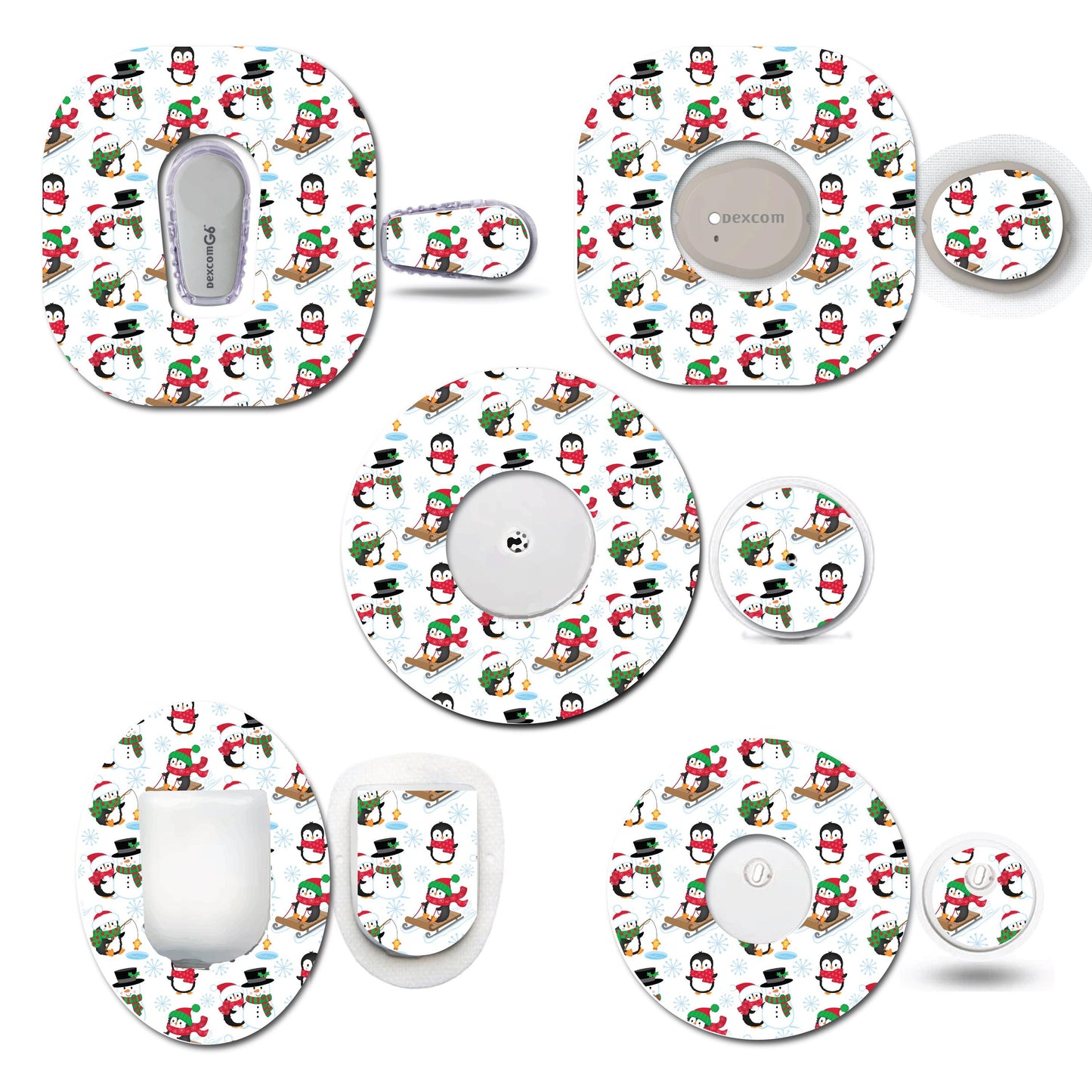 Santa Critters Continuous Glucose Monitor (CGM) Patch