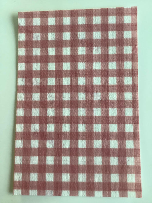 Love Wings Pink Gingham Tubie Tape
