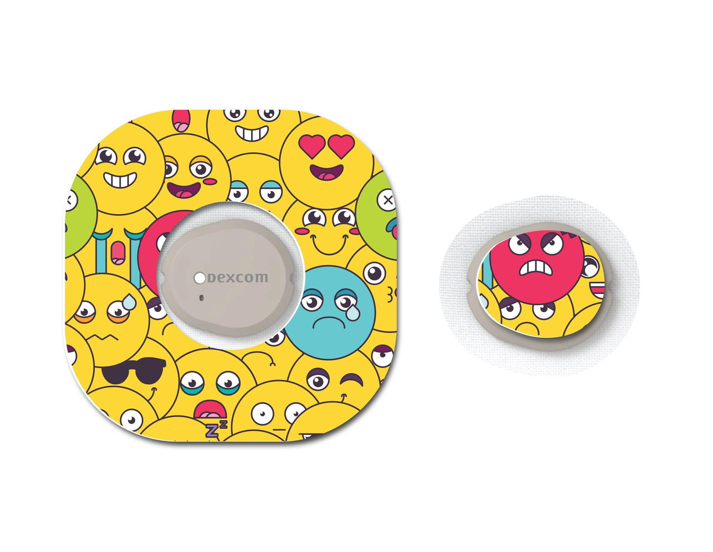 Emojis Continuous Glucose Monitor (CGM) Decorative Set