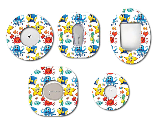 Sea Animals CGM Patch