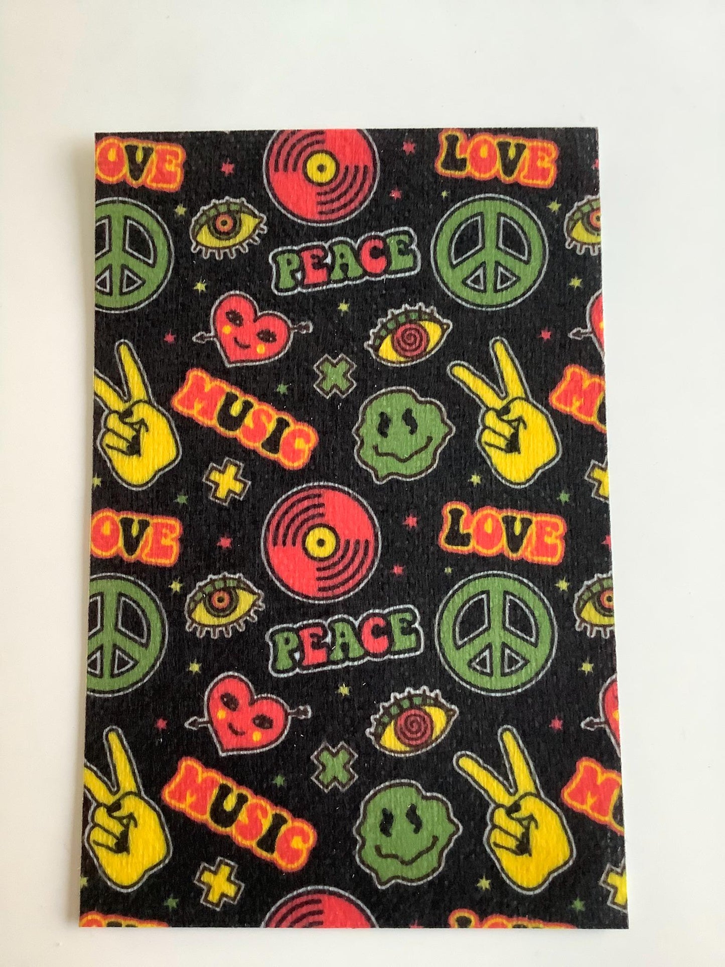 Retro Groovy Peace Tubie Tape