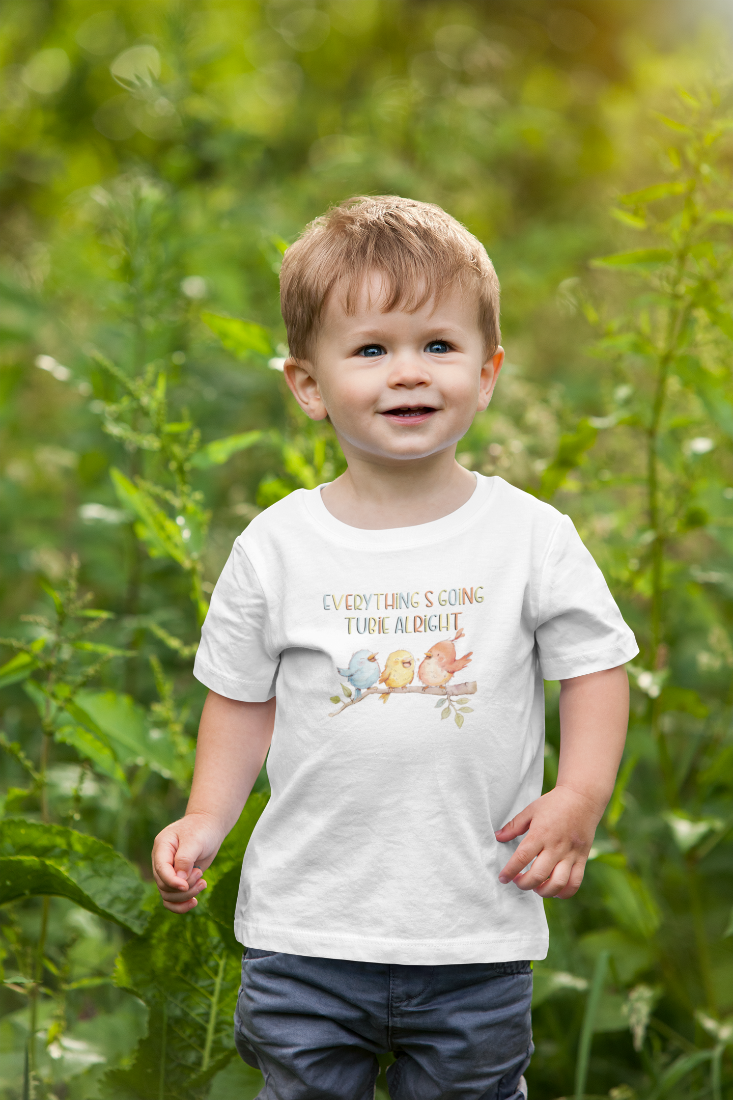Everything’s Going Tubie Alright Toddler Fine Jersey T-Shirt