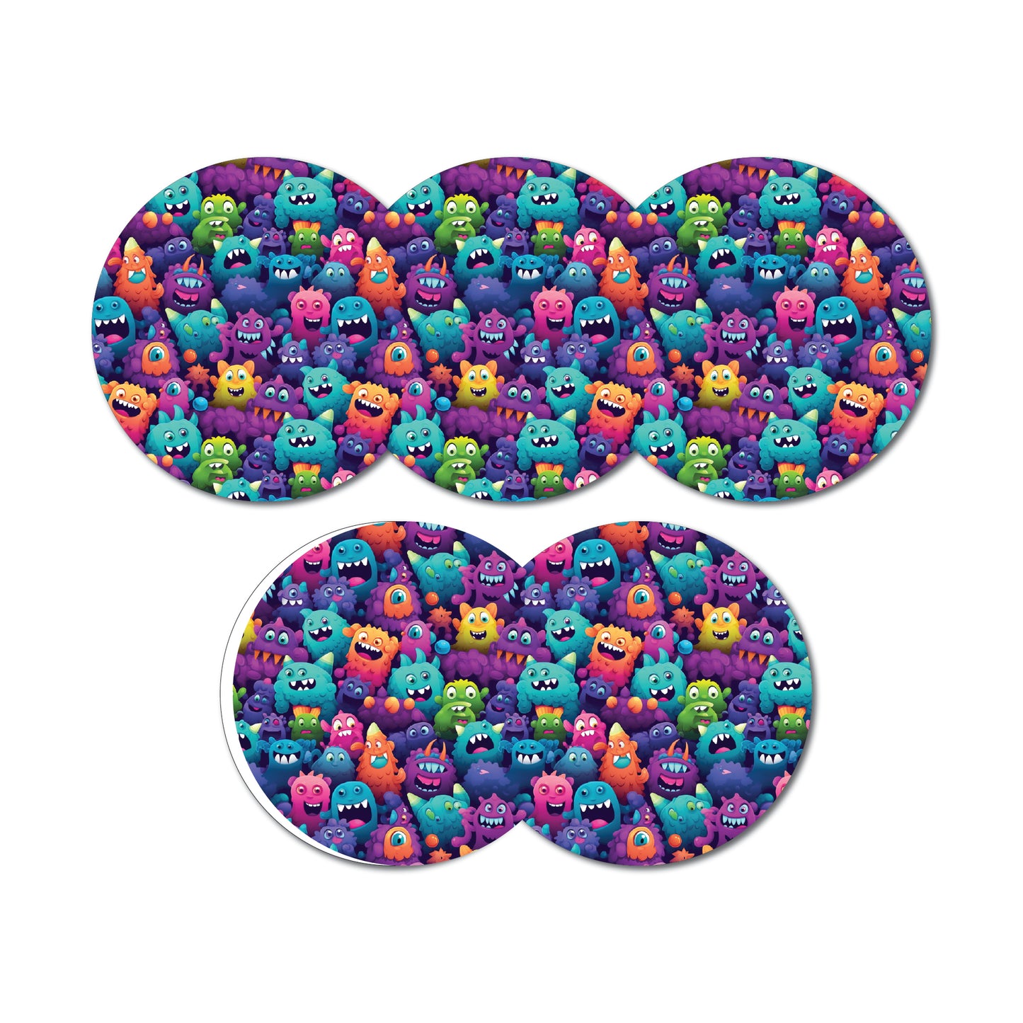 Monsters 5 Pack CGM Patches