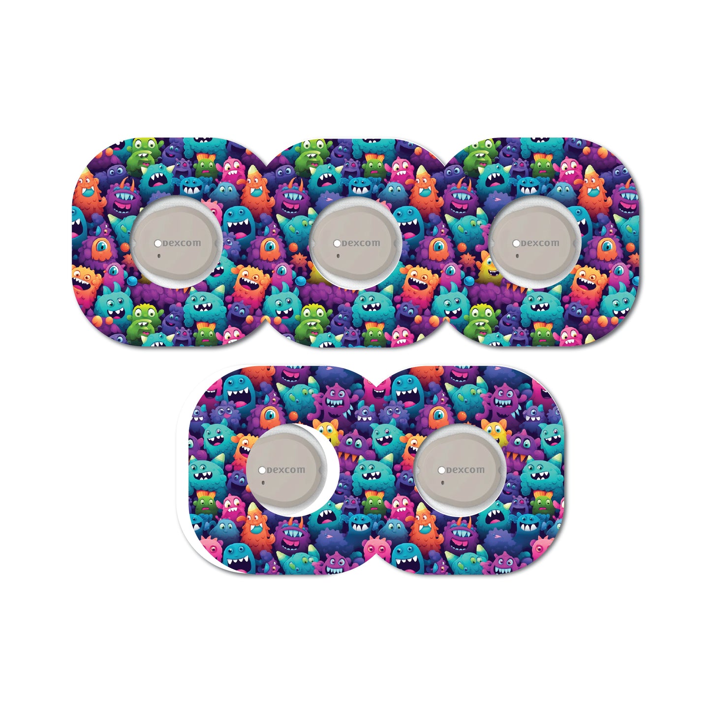 Monsters 5 Pack CGM Patches