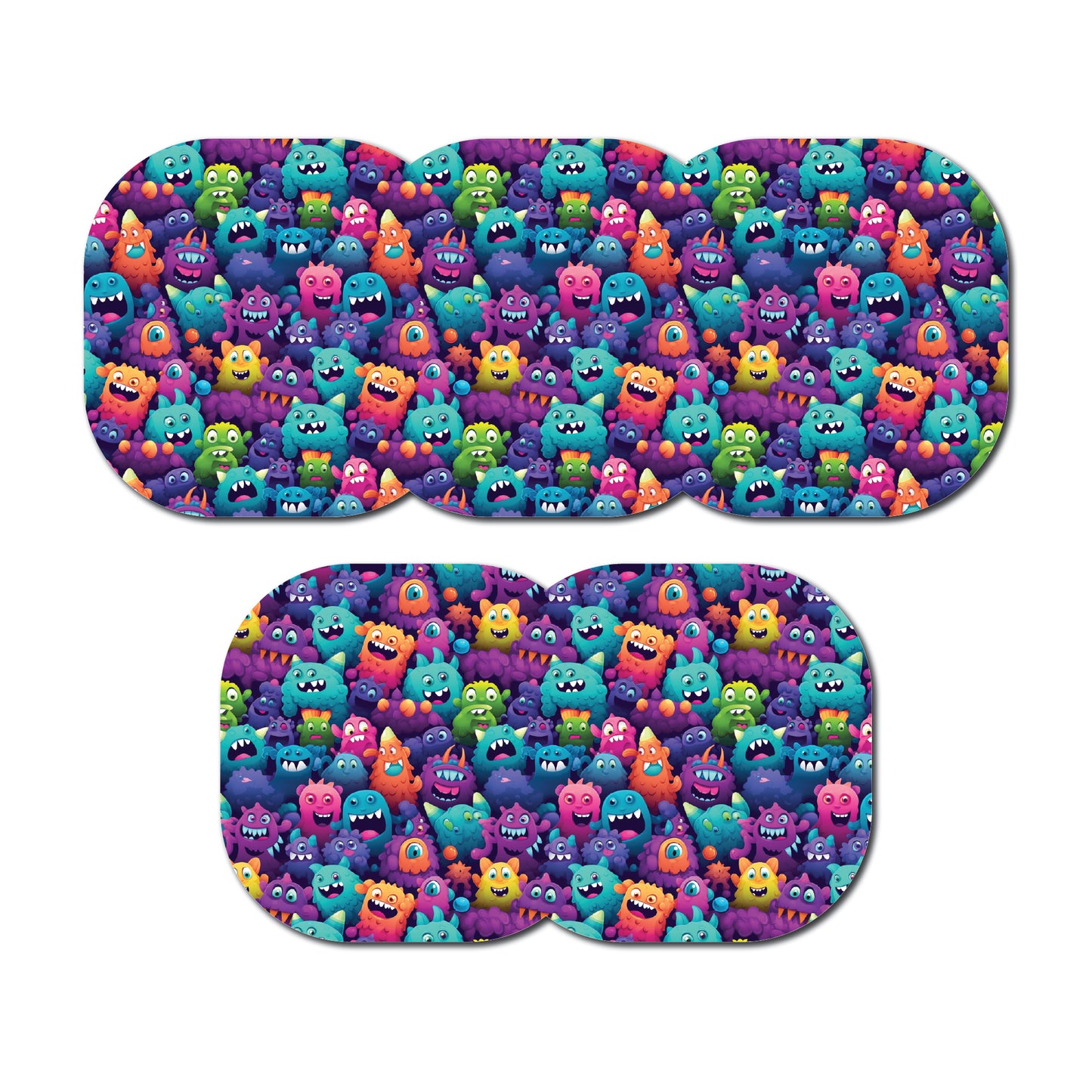 Monsters 5 Pack CGM Patches