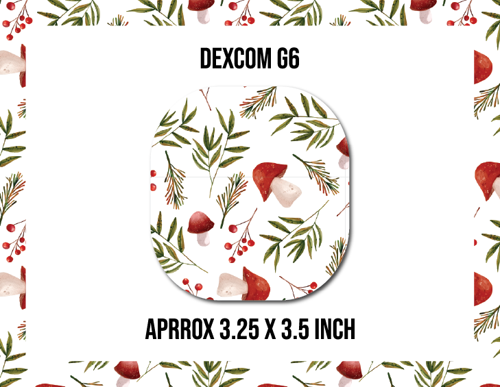 Mushroom Foliage CGM Decorative Over Patch (No Hole)