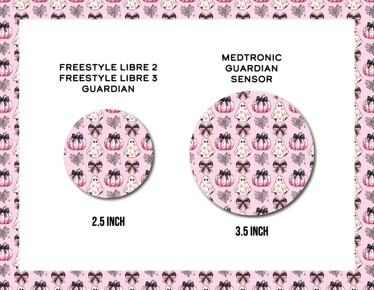 Coquette Halloween CGM Decorative Over Patch (No Hole)